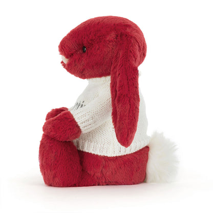 Bashful Luxe Bunny Scarlett With Personalized Cream Jumper - US 2735