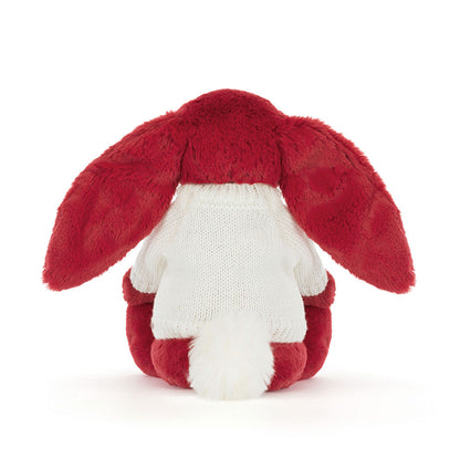 Bashful Luxe Bunny Scarlett With Personalized Cream Jumper - US 2735