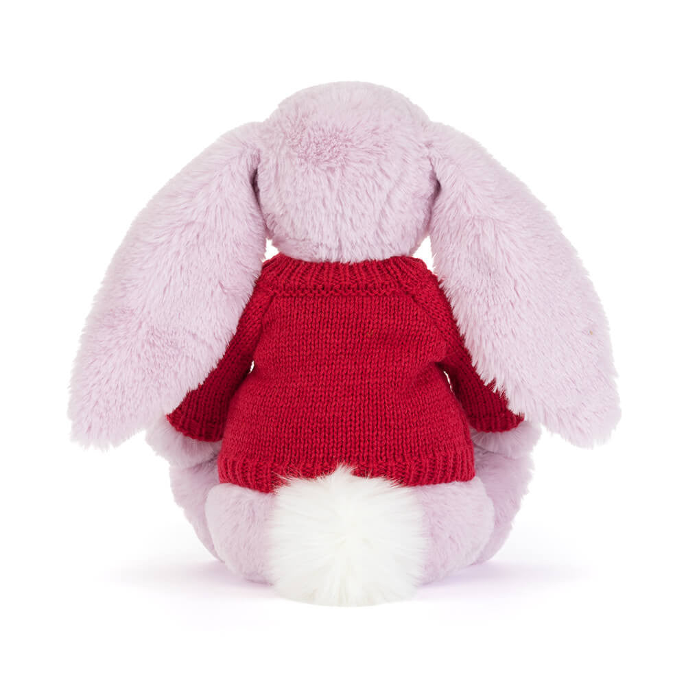 Thistlepop Blossom Luxe Bunny With Personalized Red Jumper - US 1772